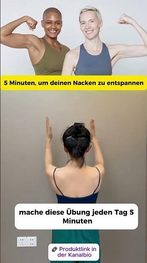 Relieve neck tension in 5 minutes – no more dizziness! #health #german #authenticliving