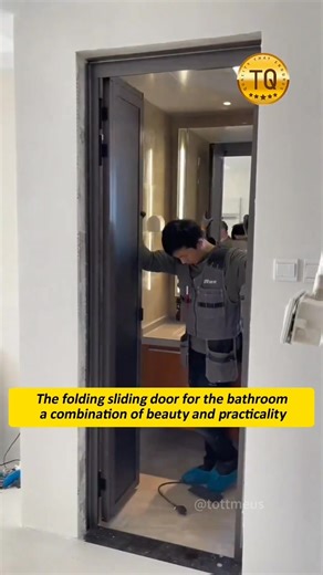7.6K views · 56 reactions | Small door opening PT door installation.#aluminium #doors #door #window #windows #slidingdoor #interiordesign #homedeco #foldingdoor #tottme | Tottme Engineering | Facebook