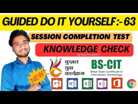 GUIDED DO-IT-YOURSELF SESSION 63 | BS-CIT SESSION 32