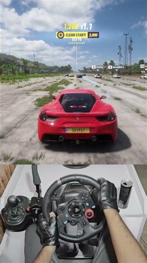 Drag Racing The Fastest Car Ever! Ferrari #shorts #forzahorizon5 #racing #gaming