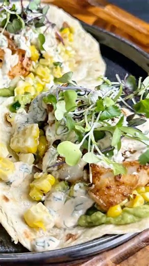 Pan-Seared Flaky Cod Tacos 🌮🔥