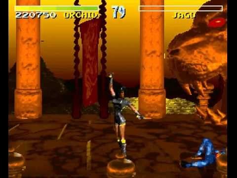 [SNES] Killer Instinct | Orchid Gameplay | Hard Level