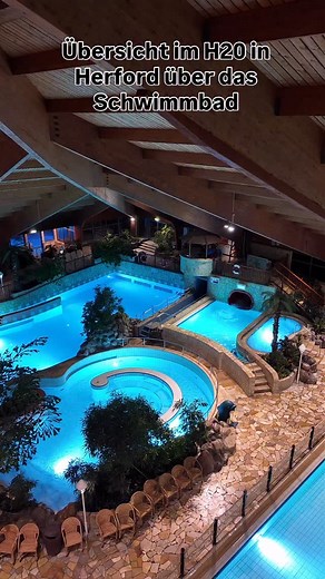 Übersicht im H20 in Herford über das Schwimmbad #therme #wellness #schwimmbad #h20herford | Phil Fischer