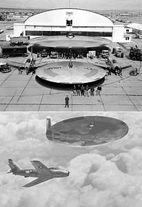 Interesting Pictures of the Declassified Supersonic US Air Force Flying Saucer