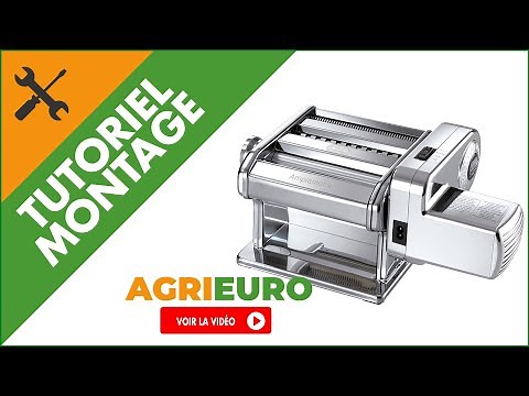 Laminoir électrique à pâtes Marcato Ampiamotor : tutoriel de montage rapide