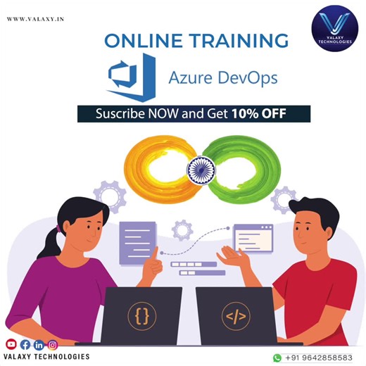 Valaxy Technologies online training on Azure DevOps. Trainer by: Rohit Singh. Subscribe now and get 10% off call or Whatsapp us 91 9642858583. #courses #itcourses #devopscourses #devops #devopsengineer #devopscommunity #valaxytechnologies #registernow #it #technology #online #onlineclasses #education #professional #professionalcourses #training #trainer #jobcourses #azure #azuretraining #azuredevops #valaxytechnologies | Valaxy Technologies