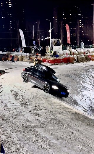 Audi Drifting Escape from Ice Trap Challenge