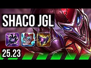 SHACO vs KHA'ZIX (JGL) | 20/1/15, Legendary, 55k DMG, 700+ games | EUW Master | 25.23