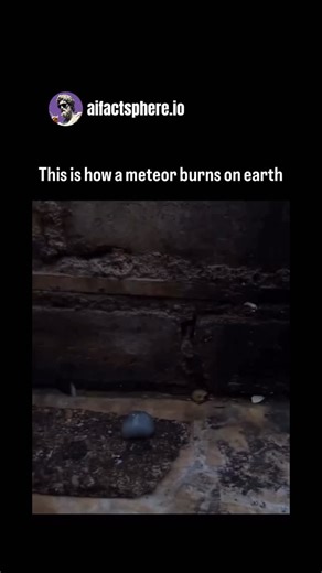 aifactsphere.io on Instagram: "This is how a meteor burns on Earth: when a meteoroid enters Earth’s atmosphere at extremely high speeds, often tens of thousands of kilometers per hour, it collides with air molecules and creates intense heat. This heat causes the outer surface of the meteoroid to glow and burn up in a process called ablation, where layers of material vaporize and peel away. The bright streak of light we see in the sky is known as a meteor, commonly called a shooting star. Most me