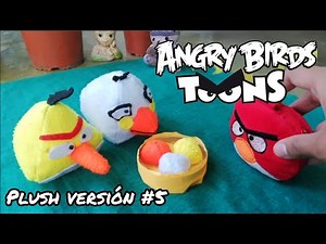 Angry Birds Toons plush versión "egg sounds" - Juguete manía TV