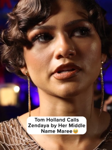 To us, she's Zendaya. To Tom Holland? She's Maree. 🥹 #zendaya #tomholland