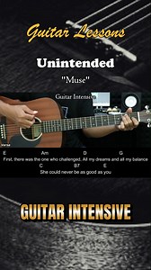11K views · 116 reactions | Unintended - Muse - Easy guitar tutorials Martin Guitar #unintended #muse #martinguitar #guitarintensive #guitarintensive #martinguitar #acousticguitar #acousticcover #acoustic #tutorialgitarmudah #tutorialgitar #easychords | Guitar Intensive | Facebook
