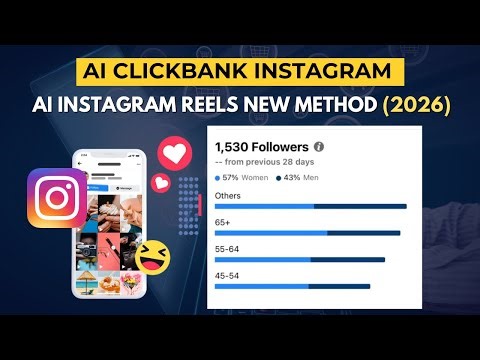 ClickBank AI Instagram Reels New Traffic Method (2026 Tutorial)