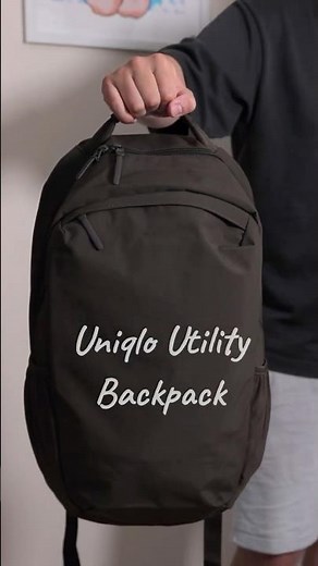 2026 Uniqlo Utility Backpack #uniqlo #lifewear