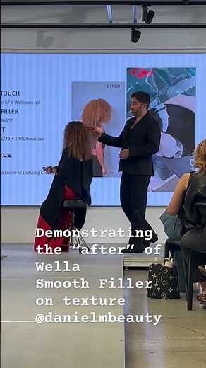SmoothFiller™ on Textured Hair | Wella Demi-Permanent Smoothing Treatment | Daniel Mora