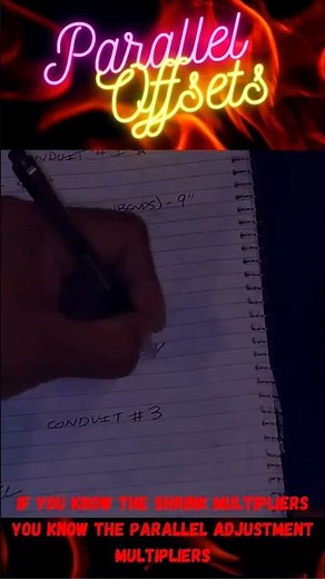 Parallel Offsets... By Holmz Law... To be a Conduitologist you need to learn this.