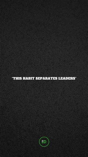 This Habit Seprate Leaders 🤯