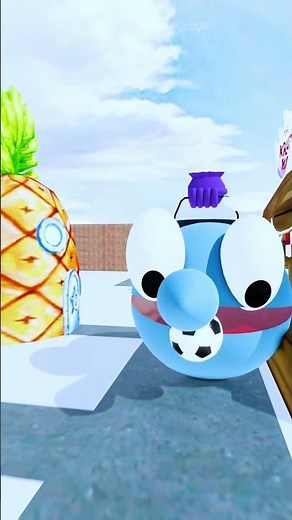 ロングノーズ・ブルー・パックマンが貪欲に食べる #パックマン #レトロゲーム