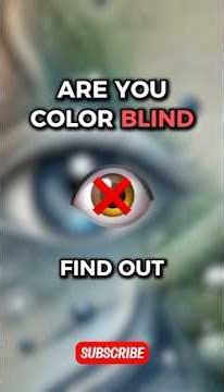 Color Blind Test #shortvideo #quiz #trending