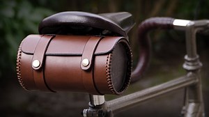31K views · 402 reactions | Round Leather Bicycle Bag DIY  #leathercrafting #diy | Black Beard Projects | Facebook