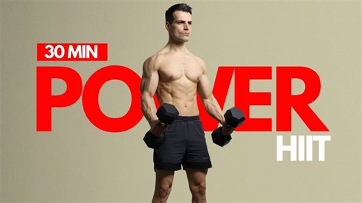 【DPT FITNESS】30分钟「哑铃负重」力量塑形&燃脂塑形训练｜HIIT高间歇有氧运动｜爆发力训练｜无重复动作