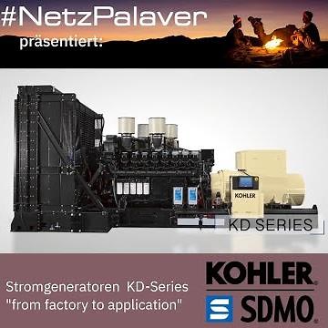 Kohler SDMO Stromgenerator - from factory to application