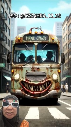 ALIEN MONSTER BUS! AZZAHRA_12_12 #dubbing #animation #dingdong #alien #monster #ghost