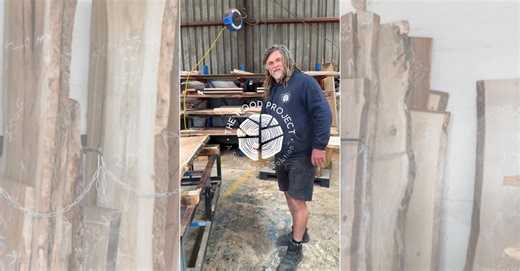 Every slab and piece of furniture we create begins with a salvaged log and careful preparation. If you’ve been considering a project — now’s the time to take the next step. DIY slabs available, or work with us to create a custom piece. | The Wood Project Pty Ltd