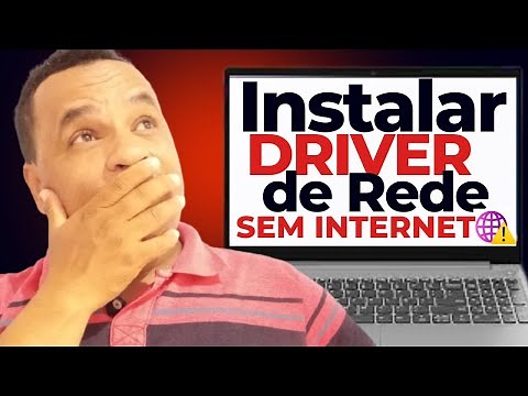 How to install a network driver on a PC without internet access.