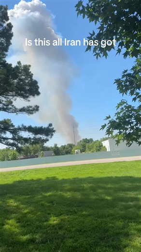 Its a field fire be calm #iran #bomb #viral