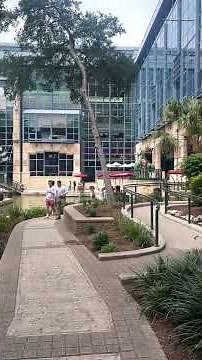 Beautiful stroll on the River Walk in Downtown San Antonio