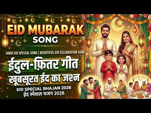 Eid Mubarak Song 2026 🌙 | Hindi Eid Special Song | Beautiful Eid Celebration Song