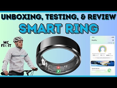 Review & Testing Smart Ring for Men & Women, Fitness Tracker w Heart Rate, BB, 02 Monitor, & more!