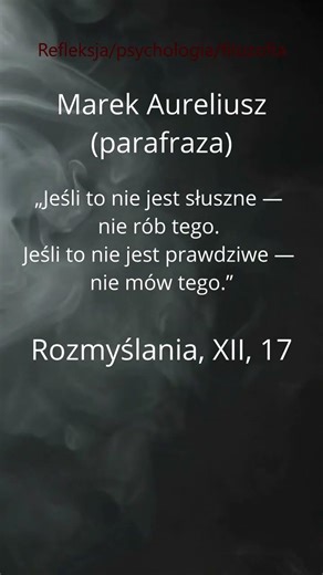 MAREK AURELIUSZ Instrukcja użycia sumienia Stoicyzm #filozofia #psychologiagłębi #booktok