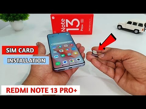 Sim Card Installation in Redmi Note 13 Pro Plus | How to install Sim Car in Mobile
