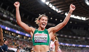 Kate O' Connor has glorious day at World Athletic Games