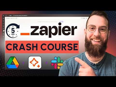 Zapier Crash Course | Build Your First AI Automation in 5 Minutes