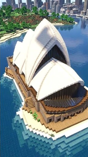 Discover Minecraft's Photorealistic Sydney Opera House! 🌟🏛️