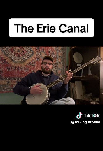 A classic and a personal favorite, “The Erie Canal Song.” Also known as “Low Bridge, Everybody Down” and “Mule Named Sal,” among other names. Probably the best known of the many songs about the Erie Canal, this one is about a canal man’s love for his trusty mule, Sal. In those times, mules would pull barges along the length of the Erie Canal, which connected Lake Erie to the Hudson River across the width of New York State. This song was my introduction to Pete Seeger in the fourth grade, althoug