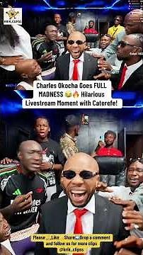 Charles Okocha Goes FULL MADNESS 😂🔥 Hilarious Livestream Moment with Caterefe! #funny #shorts
