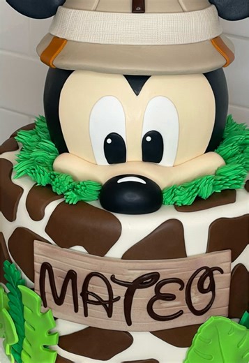 Mickey Safari Birthday Cake – A Sweet Adventure