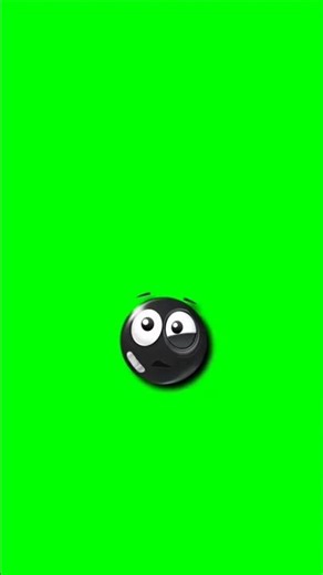 Skull Emoji 💀 | Black Ball Funny Meme Green Screen NCC #shorts