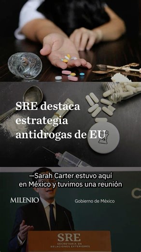 Roberto Velasco supports the anti-drug strategy presented by the United States