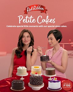 Celebrate special little moments with Red Ribbon Petite Cakes! 🎂 ❤ Starts at ₱199 (price varies). Order now via order.redribbon.ph or visit any Red Ribbon store near you! ASC R0133P052625R | Red Ribbon Bakeshop
