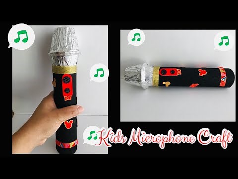 Make a toilet Roll Microphone/ kids Microphone Craft|craft idea