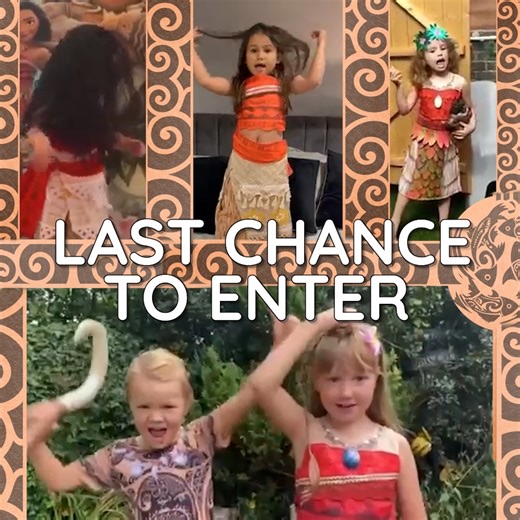 📣 Final days to join in! 📣 Don't miss your chance to join these talented stars in our next official Moana fan sing-along video 🤩👏🌺 To enter, simply share a video of your child singing along to ‘You’re Welcome’ in the comments below or email Disney.singalongs@disney.com by 9 AM September 8th 2025. Don’t miss out! 🎶 Now for the legal part 👇 Entries will be moderated, parental consent and signed release required. Videos selected will be at Disney’s absolute sole discretion and will be edited