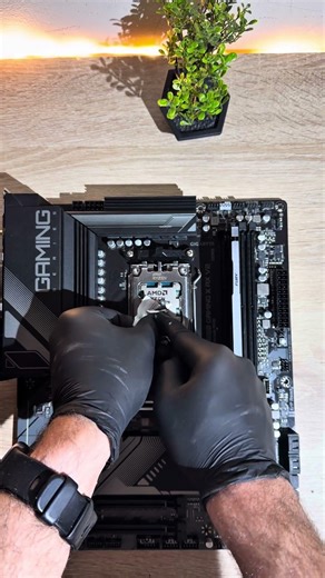 Building a PC: CPU, RAM & Motherboard Install 🔧🔥 #gaming #gamingcomputer #rtx4060 #gamingpc