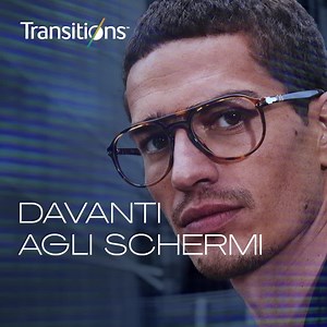 692K views · 297 reactions | Protezione dai raggi UV e dalla Luce Blu nociva per un comfort visivo sia in ambienti interni che all’aperto. Le lenti Transitions® ti accompagnano in ogni tuo movimento, adattandosi ai cambi di luminosità. Chiedi Transitions® al centro ottico più vicino a te. | Transitions Lenses | Facebook