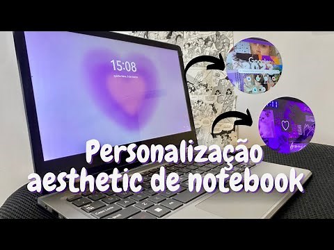 Customizing your laptop with an aesthetic design 💻 | Vision board, lock screen, wallpaper and more
