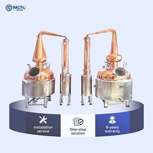 [Hot Item] Commercial Beer Still Factory Copper Alcohol Distillation for Whisky Rum Gin Vodka Brandy Spirit Distiller Disllation Machine